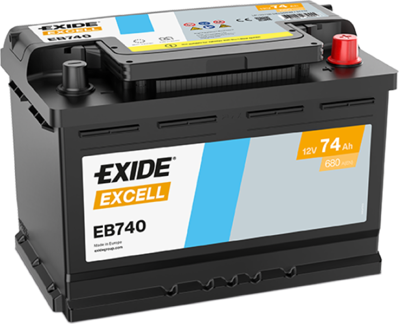 Exide EB740 Excell 74Ah Autobatterie 574 012 068
